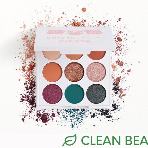 Chica Beauty Mini Fiesta Eyeshadow Palette Vegan Cruelty Free Clean Beauty New - Picture 1 of 7